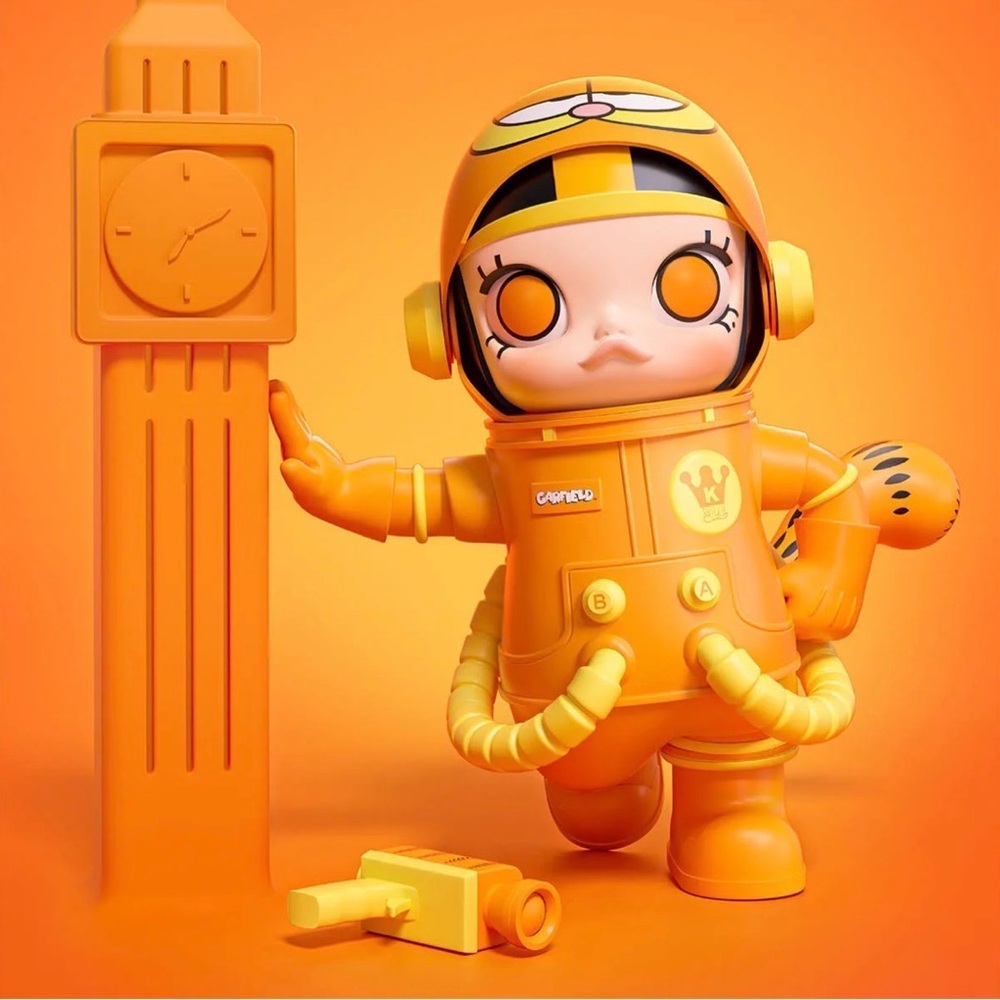 POP MART GARFIELD 400% MEGA SPACE MOLLY 💯AUTHENTIC NEW | SEALED BOX - Picture 1 of 7